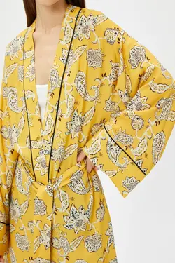 کت زنانه با طرح خردلی - یاری شاپ