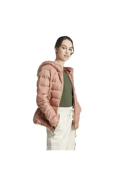 کت زنانه صورتی IK3239-K adidas W Ess L D Ho J - یاری شاپ