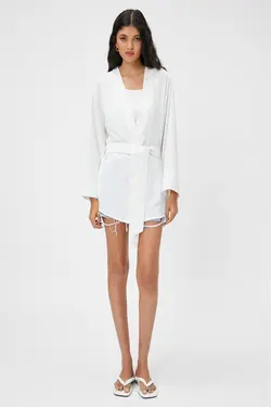 کت زنانه مایل به سفید - یاری شاپ