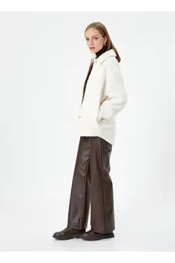 کت زنانه مایل به سفید استاندارد 4WAK20101EW - یاری شاپ