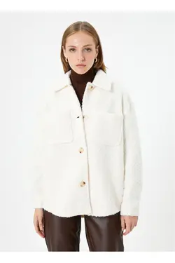 کت زنانه مایل به سفید استاندارد 4WAK20101EW - یاری شاپ