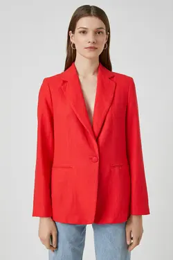کت قرمز زنانه 2SAK50038EW - یاری شاپ