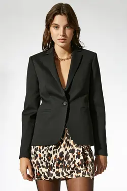 کت مشکی زنانه 3WAK50210UW - یاری شاپ