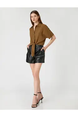 کراوات پیراهن کوتاه آستین کوتاه - یاری شاپ