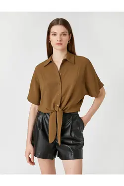 کراوات پیراهن کوتاه آستین کوتاه - یاری شاپ