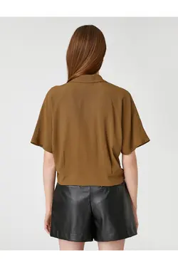 کراوات پیراهن کوتاه آستین کوتاه - یاری شاپ