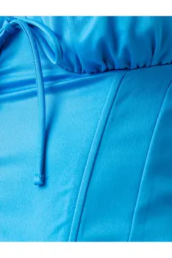 کرست بند سینه ضخیم کراوات با جزئیات - یاری شاپ