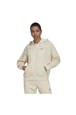 کرم ژاکت زنانه هودی Aop Zip hl6612-k - یاری شاپ