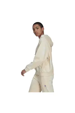 کرم ژاکت زنانه هودی Aop Zip hl6612-k - یاری شاپ