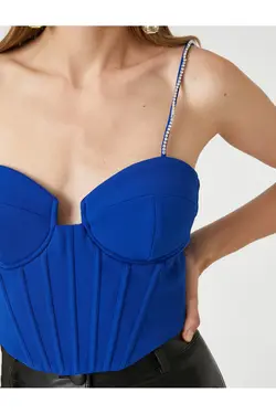 لباس شب کرست، نیم تنه، جام و بند سنگی - یاری شاپ