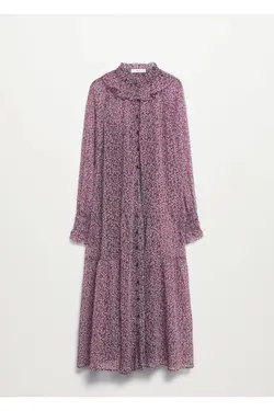 لباس گلدار قرمز زنانه - یاری شاپ