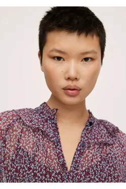 لباس گلدار قرمز زنانه - یاری شاپ