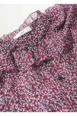 لباس گلدار قرمز زنانه - یاری شاپ