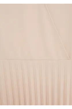 لباس مجلسی چین دار صورتی پاستلی زنانه 67055922 - یاری شاپ