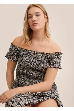 لباس نخی طرح دار - یاری شاپ