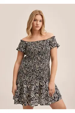 لباس نخی طرح دار - یاری شاپ