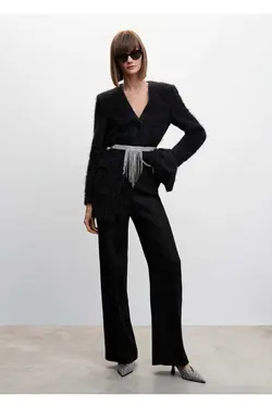 مانتو بافتنی ظاهر خز - یاری شاپ