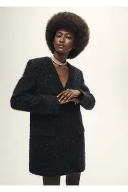 مانتو بافتنی ظاهر خز - یاری شاپ