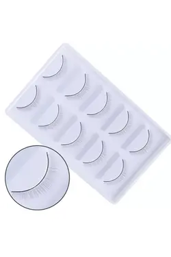 مژه آموزش مژه ابریشم 10 تکه مژه آموزشی مانکن - یاری شاپ