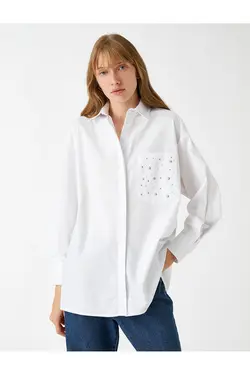 منگنه جیبی پیراهن سایز بزرگ چاپ شده - یاری شاپ