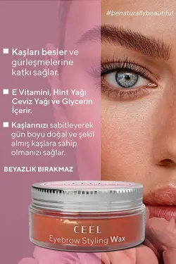 موم فرم دهنده و تثبیت کننده ابرو ویتامین E گلیسیرین روغن کرچک 50 میلی لیتر - یاری شاپ