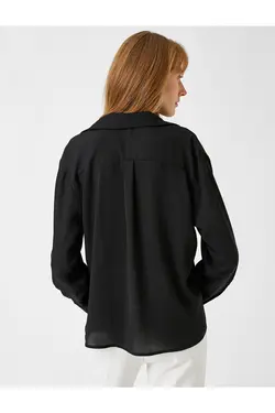 یقه پیراهن بلوز فلونس - یاری شاپ