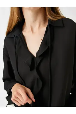 یقه پیراهن بلوز فلونس - یاری شاپ