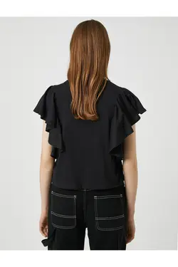 یقه تی شرت آستین دار - یاری شاپ