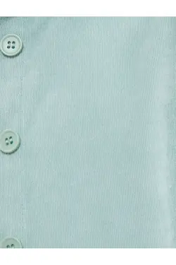 یقه دکمه دار پیراهن مخملی بزرگ - یاری شاپ