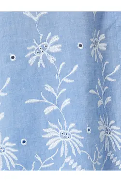 یقه قاضی آستین بادکنکی پیراهن گلدوزی - یاری شاپ