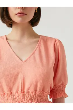 بلوز آستین بادکنکی جمع شده - یاری شاپ