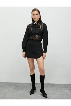 بلوز توری فولر یاکا بادکنک شو - یاری شاپ