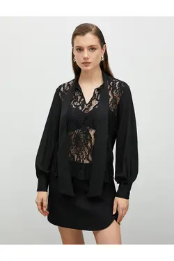 بلوز توری فولر یاکا بادکنک شو - یاری شاپ