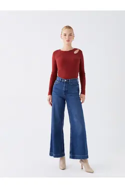 بلوز زنانه آستین بلند ساده یقه خدمه - یاری شاپ