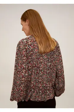 بلوز گلدار قرمز زنانه 77074413 - یاری شاپ