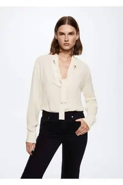 بلوز یقه کراوات - یاری شاپ