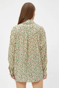 پیراهن Relax Fit زنانه با طرح اصلی 3SAK60225PW - یاری شاپ