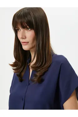 پیراهن آبی سرمه ای زنانه - یاری شاپ