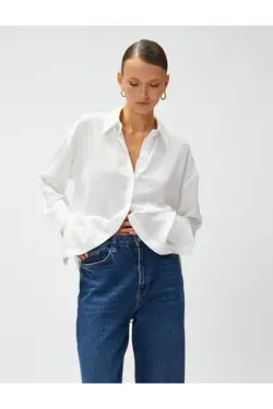 پیراهن آستین بلند برش راحت - یاری شاپ