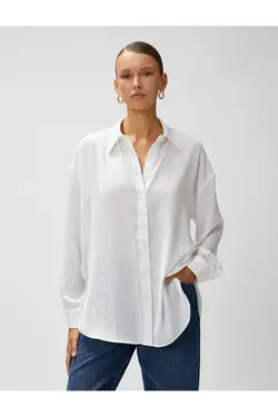 پیراهن آستین بلند برش راحت - یاری شاپ