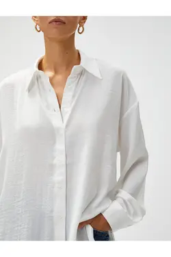 پیراهن آستین بلند برش راحت - یاری شاپ