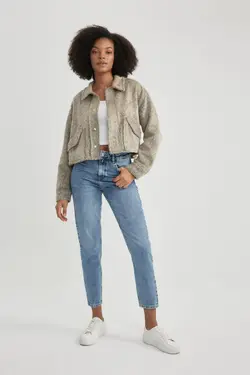 پیراهن آستین بلند فلانل فیت سایز بزرگ - یاری شاپ