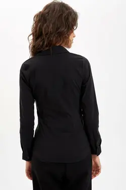 پیراهن آستین بلند مشکی زنانه I5278AZ.20SP.BK27 - یاری شاپ