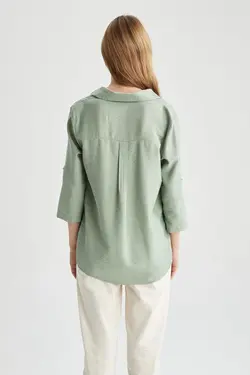 پیراهن آستین بلند منظم - یاری شاپ