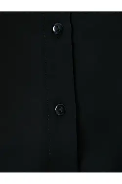 پیراهن آستین بلند یقه کلاسیک با دکمه های منظم - یاری شاپ