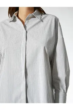 پیراهن با جزئیات آستین - یاری شاپ