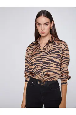 پیراهن با طرح گورخر - یاری شاپ