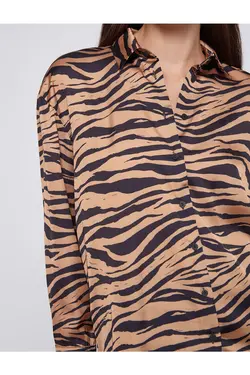 پیراهن با طرح گورخر - یاری شاپ