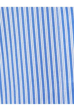 پیراهن برش دکمه دار یقه آستین بلند با تناسب منظم - یاری شاپ