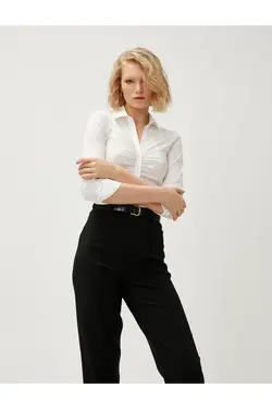 پیراهن دراپه آستین بلند مناسب باریک - یاری شاپ